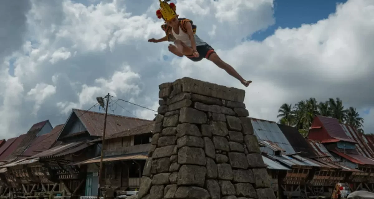 Fahombo Batu Simbol Kedewasaan Pemuda Nias Selatan
