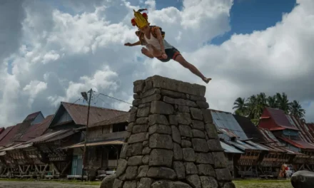 Fahombo Batu Simbol Kedewasaan Pemuda Nias Selatan