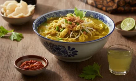 Makanan Cita Rasa Indonesia Dengan Kuah Dan Rempah