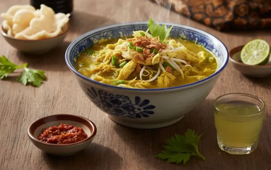 Makanan Cita Rasa Indonesia Dengan Kuah Dan Rempah