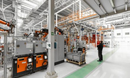 Bangunan Besar Pabrik Tempat Produksi Barang