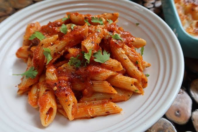 Makanan Tepung Sebuah Hidangan Pasta Yang Lezat