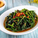 Hidangan Tradisional Indonesia Sebuah Masakan Cah Kangkung
