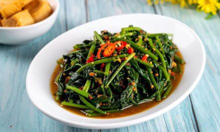 Hidangan Tradisional Indonesia Sebuah Masakan Cah Kangkung