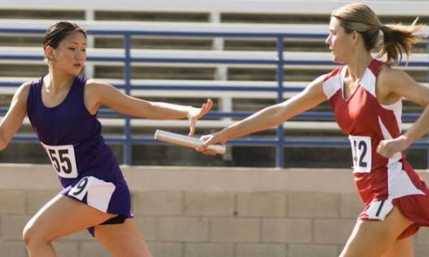 Olahraga Fisik Atletik Dalam Sebuah Lari Estafet