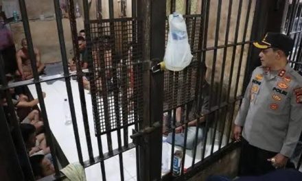 Sebuah Sel Tahanan Penjara Untuk Narapidana