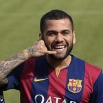 Pemain Profesional Brasil Dani Alves Sepakbola